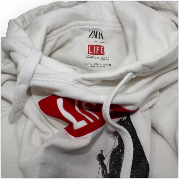 Large (runs small) ZARA x LIFE Magazine Mountain Climbers Hike Hoodie - Picture 13 of 13